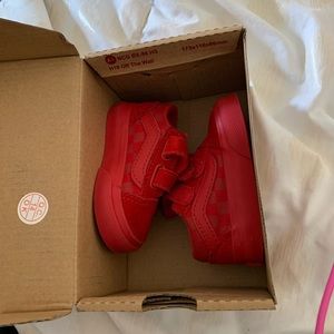 Red Infant Vans